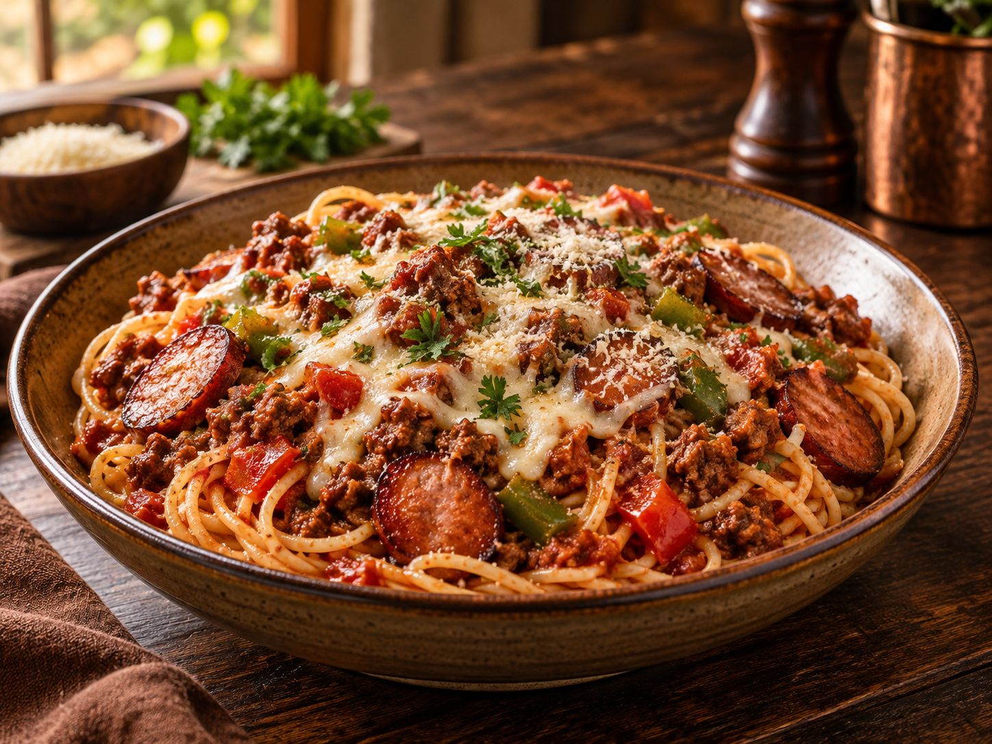 Loaded spaghetti preview