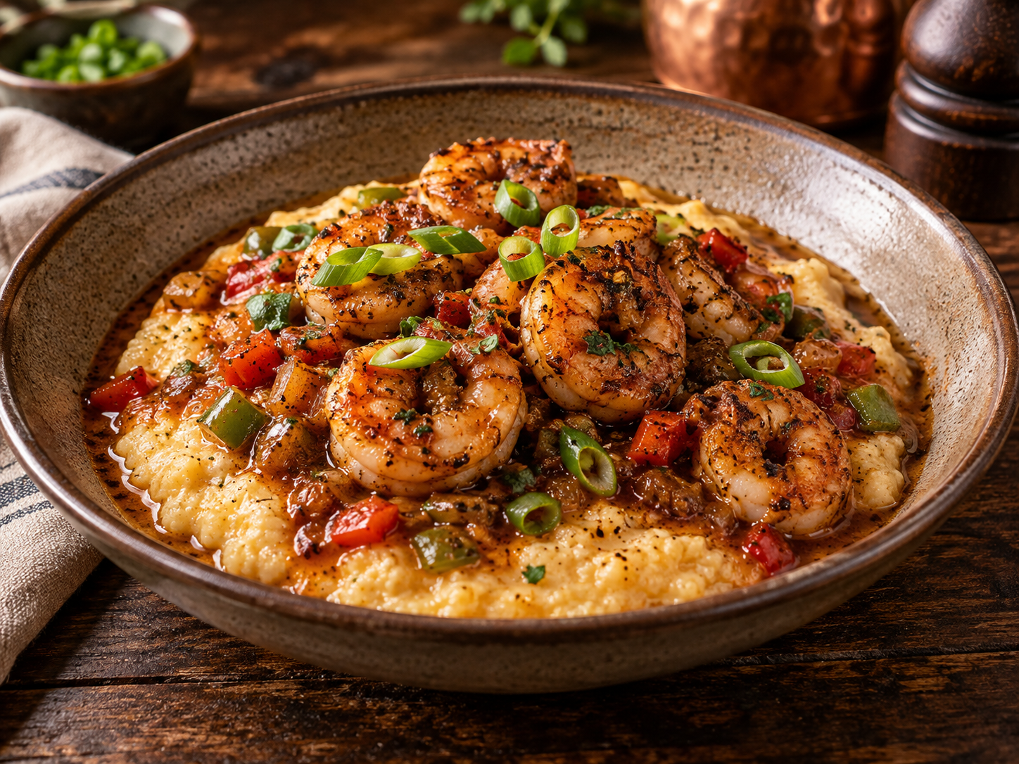 Cajun shrimp and grits preview